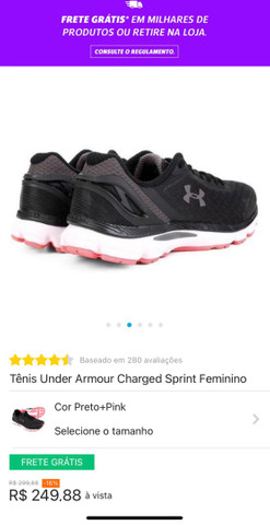 under armour charged sprint