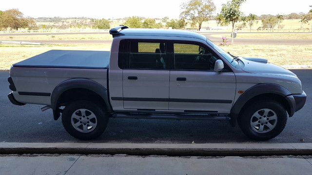 L200 2010 outdoor 2.5 diesel 4x4 completa prata - Foto 12