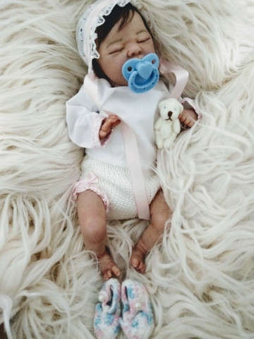 Reborn mini bebezinha pronta entrega - Foto 2