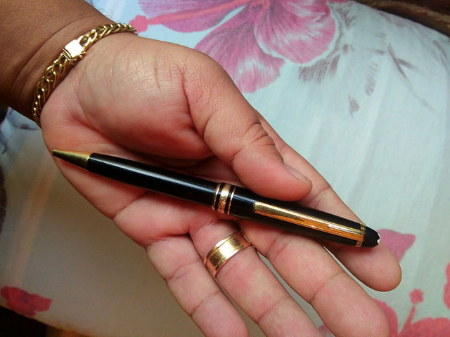 Caneta esferográfica Meisterstück Classique revestida em ouro - Foto 4