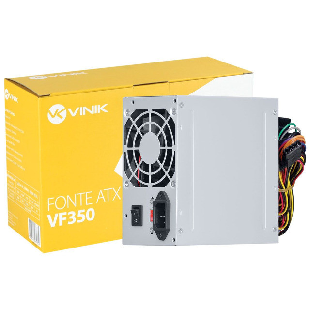 Fonte Computador Vinik Atx 350w Vf350 110/220v (manual) - Foto 2