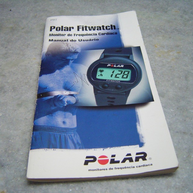 Relógio Polar Fitwatch, usado (apenas o relógio). - Foto 3