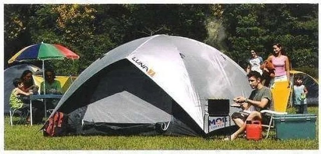 Barraca de camping 7 lugares