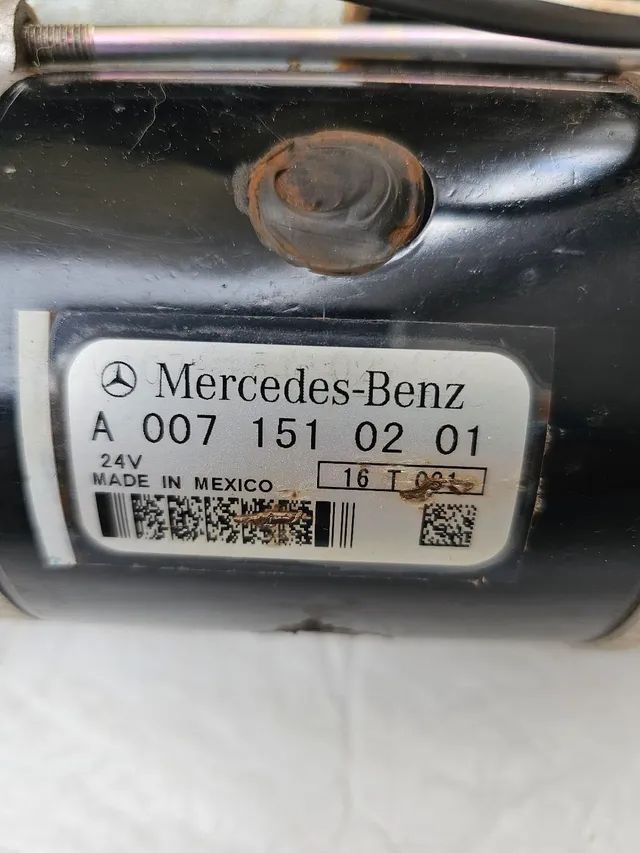 Caminhão mercedes atron axor ônibus motor partida arranque novo original A * - Foto 4