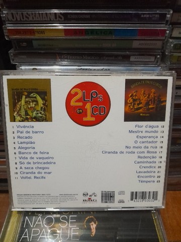 Banda de Pau e corda - 2 LPs em 1 Cd - Foto 2