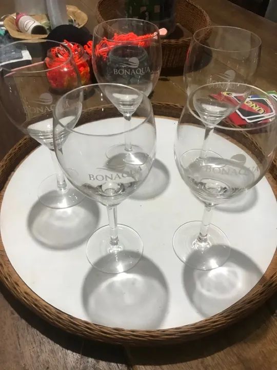 Promoção Urgente - 5 Taças de Cristal 18cm  - Foto 5