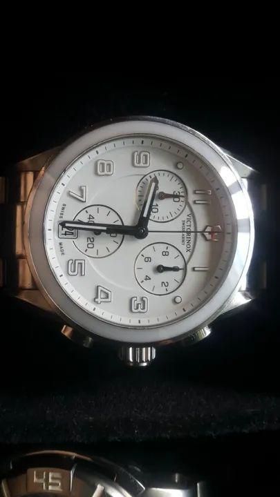 Relógio victorinox chrono classic ceramic