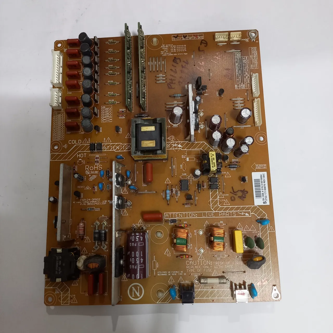 Placa da fonte philips 32pfl6605d/78