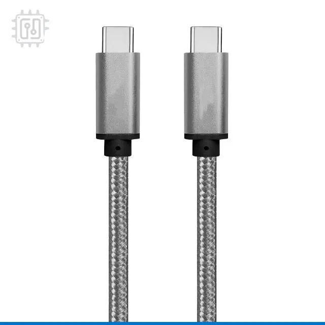 Cabo Usb-C para Usb-C PD60W Carregamento Rápido Nylon Super Resistente