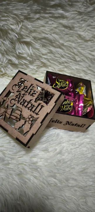 Caixa de Natal Pequena personalizada 