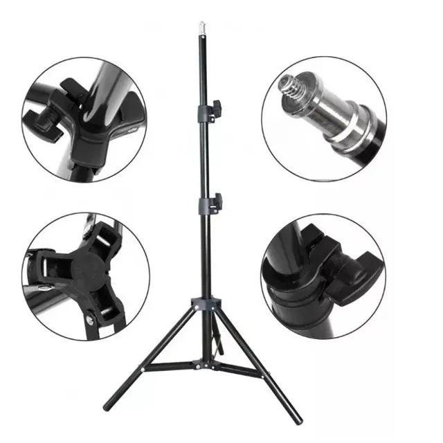 Tripé para Ring Light Iluminação de Estúdio 2.10M - WZetta