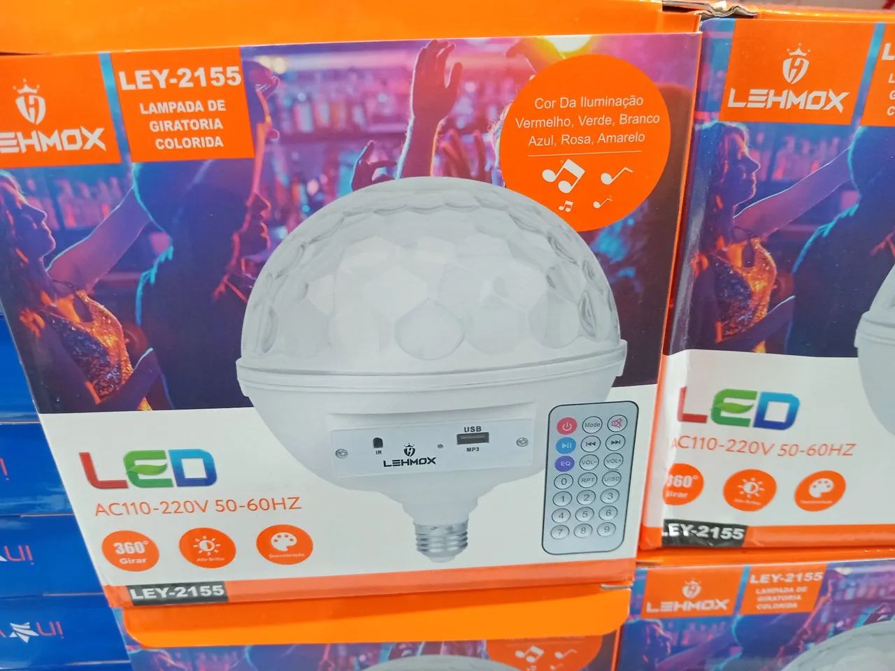 Lâmpada Bluetooth grande linda nova belo enfeite