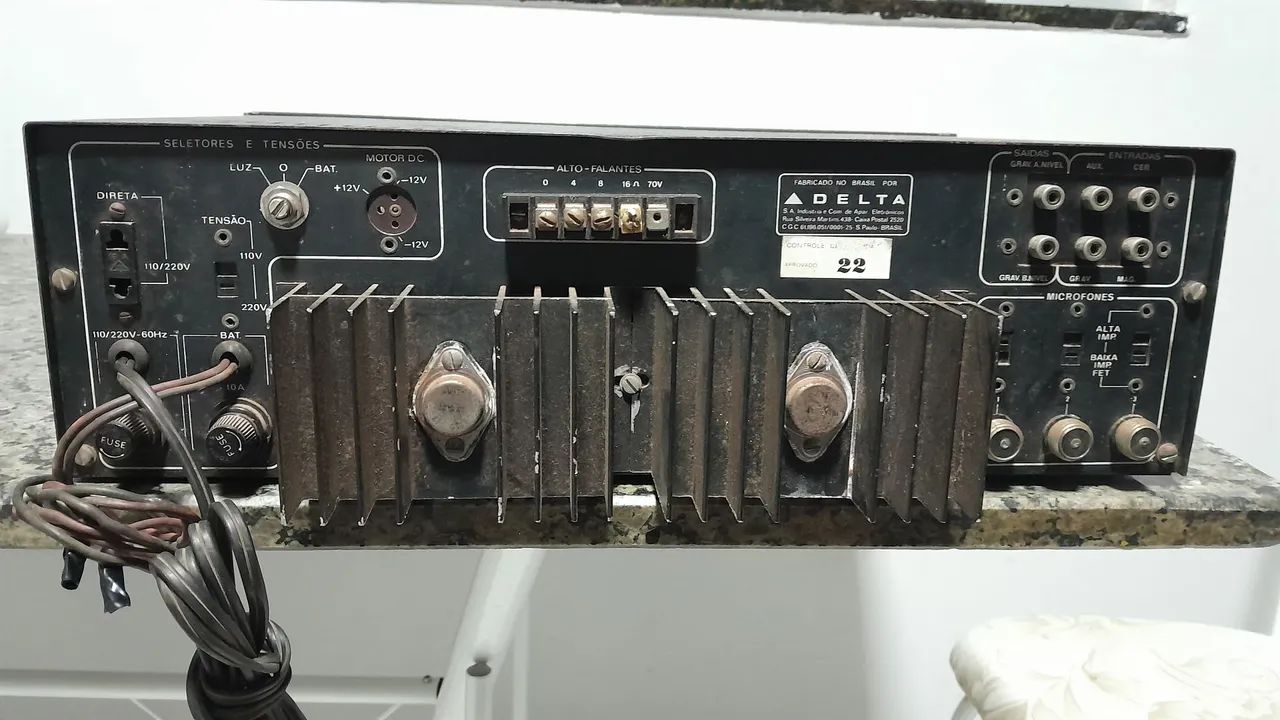 Pre Amplificador delta dbr 2305 - Foto 2