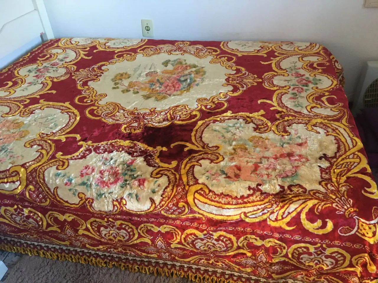 Colcha de casal tapeçaria 