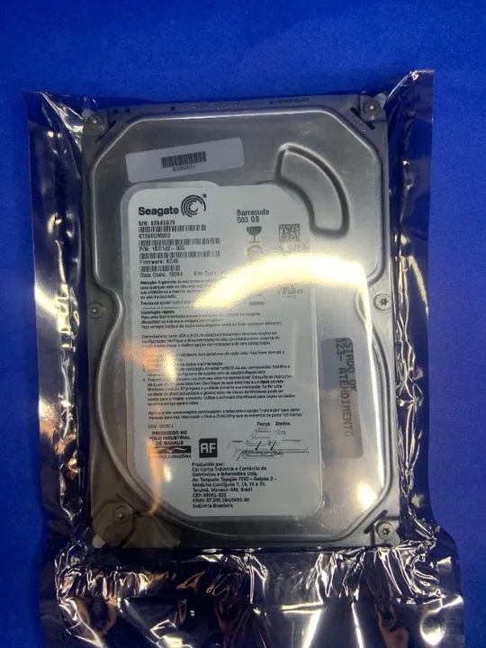 HD 500GB Novos e Lacrados (somos loja)