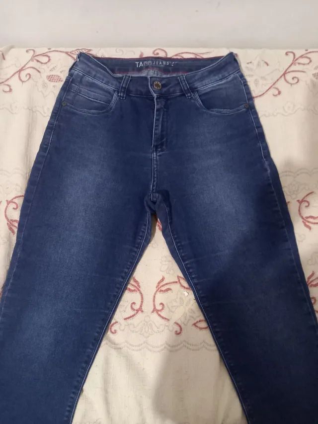 Calça jeans sales feminina taco