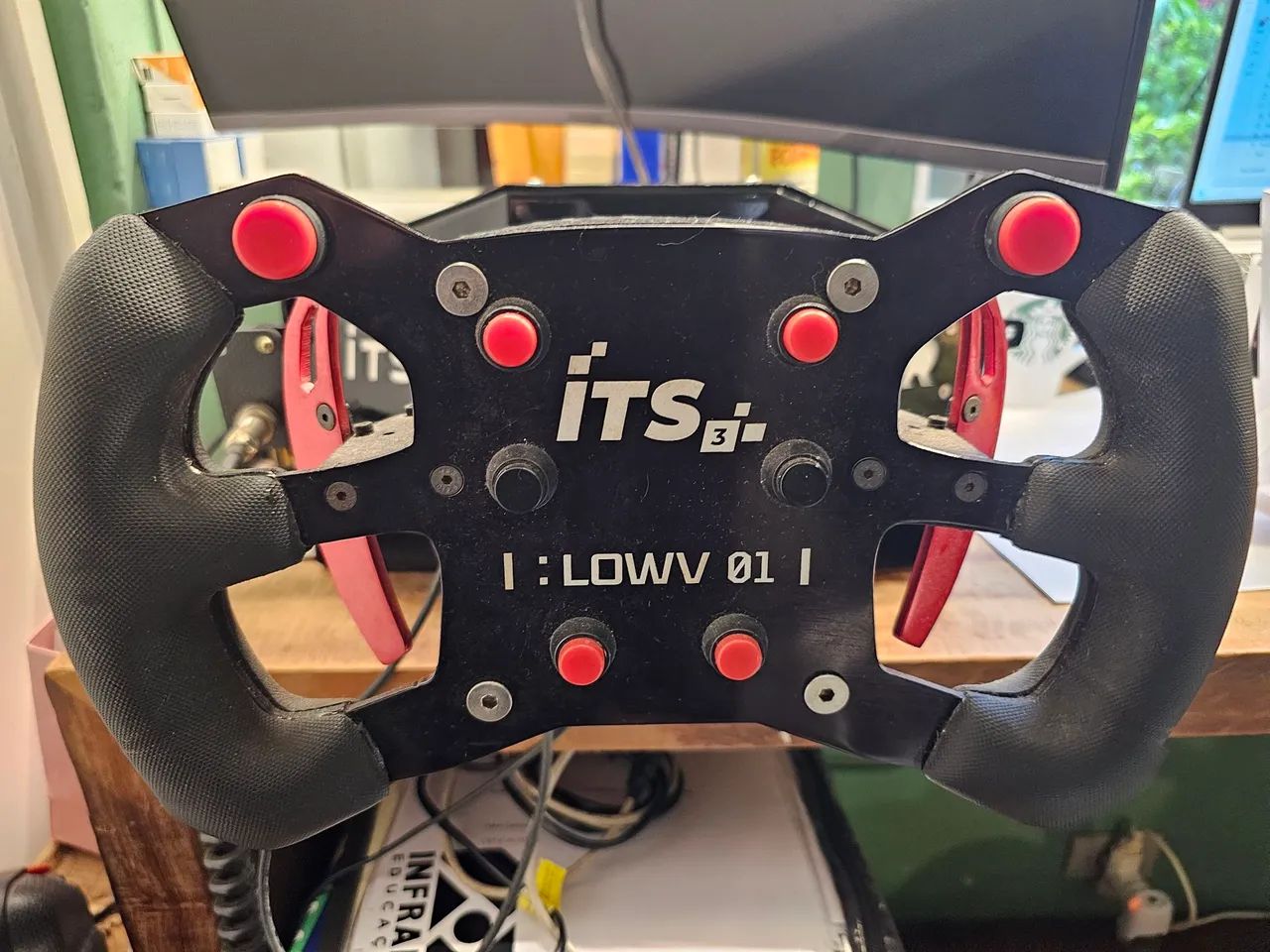 Simulador corrida Direct Drive ITs 3 com volante e pedal