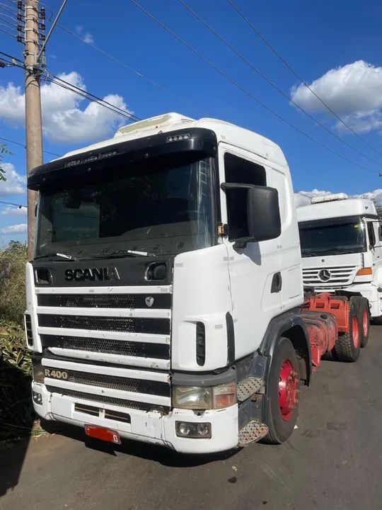 Scania R124 400 6x2 2005 Branco