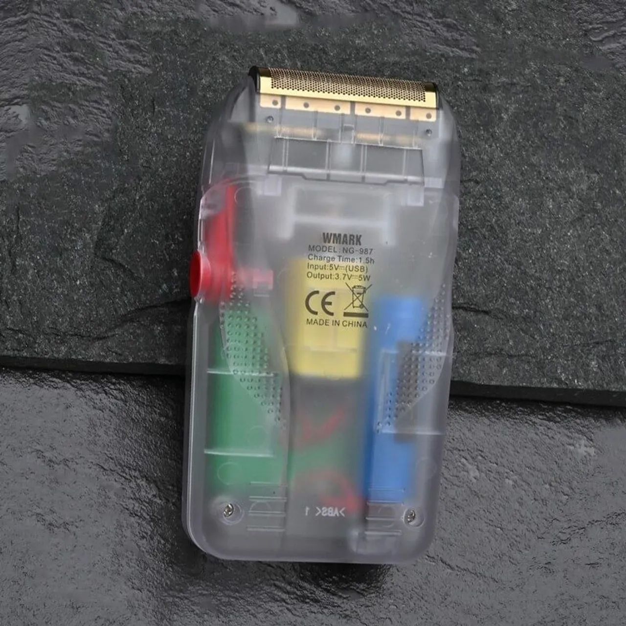 Shaver aparador e barbeador Wmark/design transparente/zero gap/120 minutos de uso - Foto 6