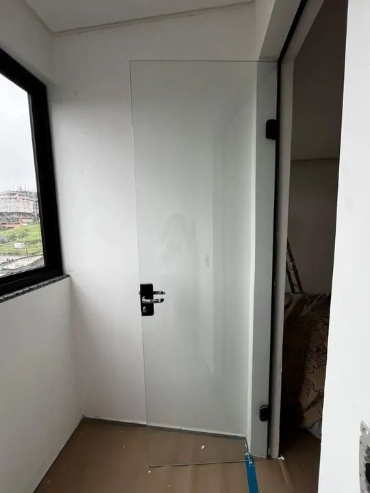Porta de Vidro Temperado 2,15x70 com fechadura (Nova) - Foto 3