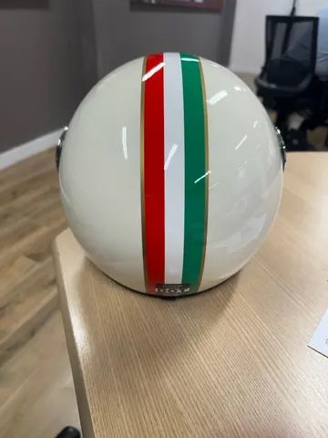 Capacete retro Italiano modelo B110 tamanho M (57/58) - Foto 3
