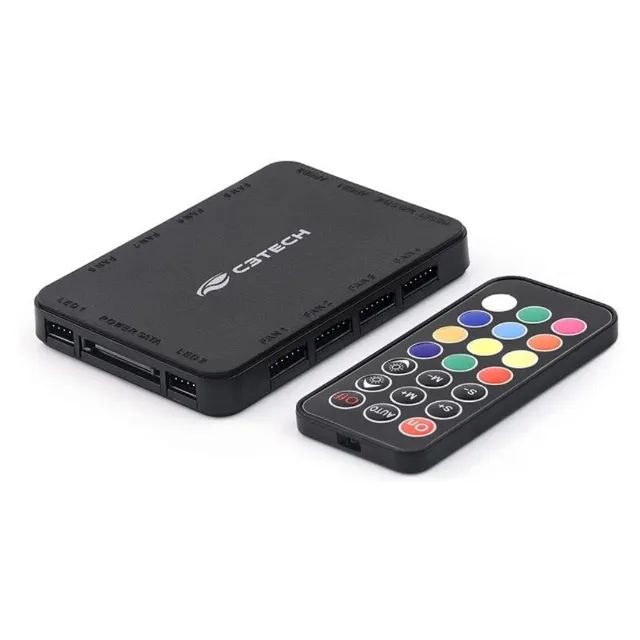 Controladora de Fan C3Tech FH-100BK com Controle - WZetta