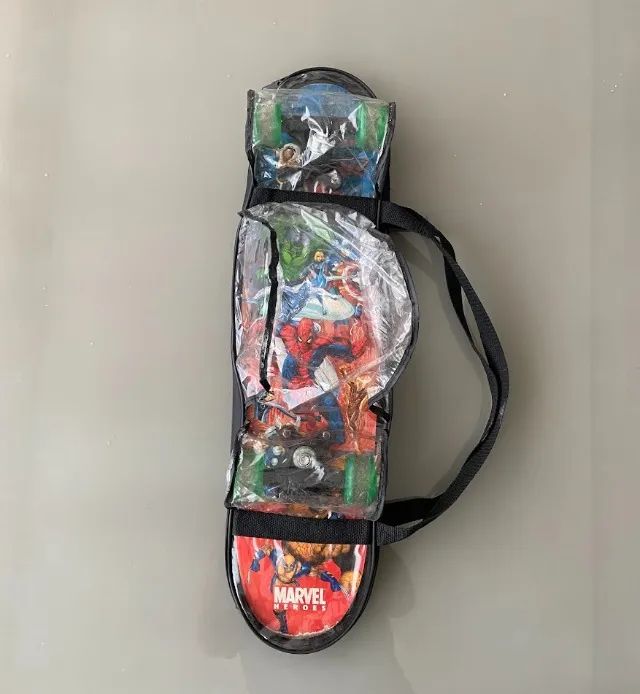 Skate Infantil Marvel Heroes + Capa - Foto 5