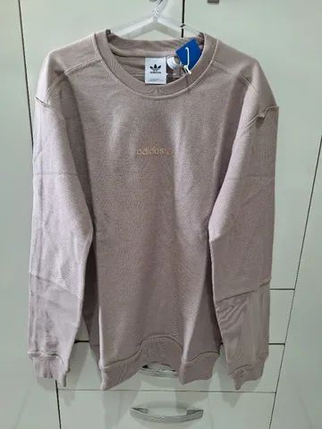 Blusa Moletom Adidas Loopback Crew Tamanho P Original