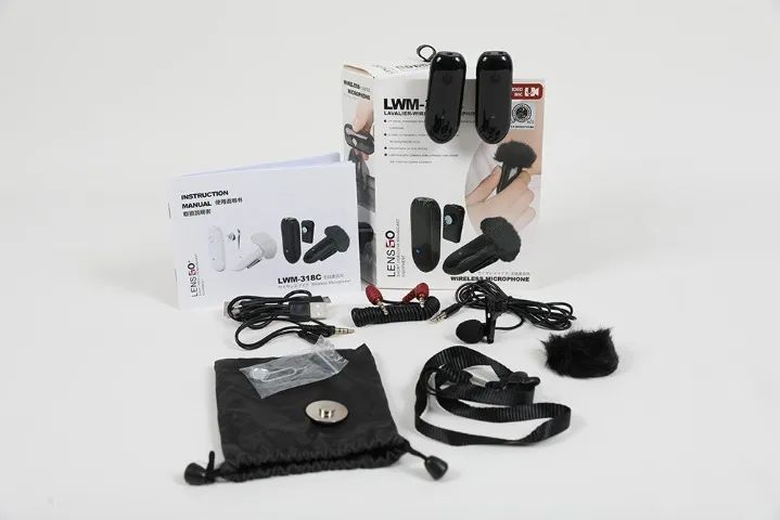 Microfone Lapela Sem Fio Lensgo LWM 318C Wireless - Foto 3