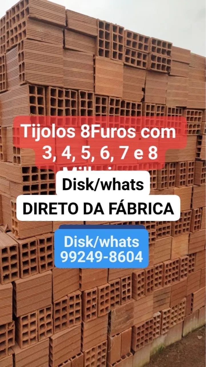 Tijolo Tijolos a partir de 3 Milheiros64166917399683120