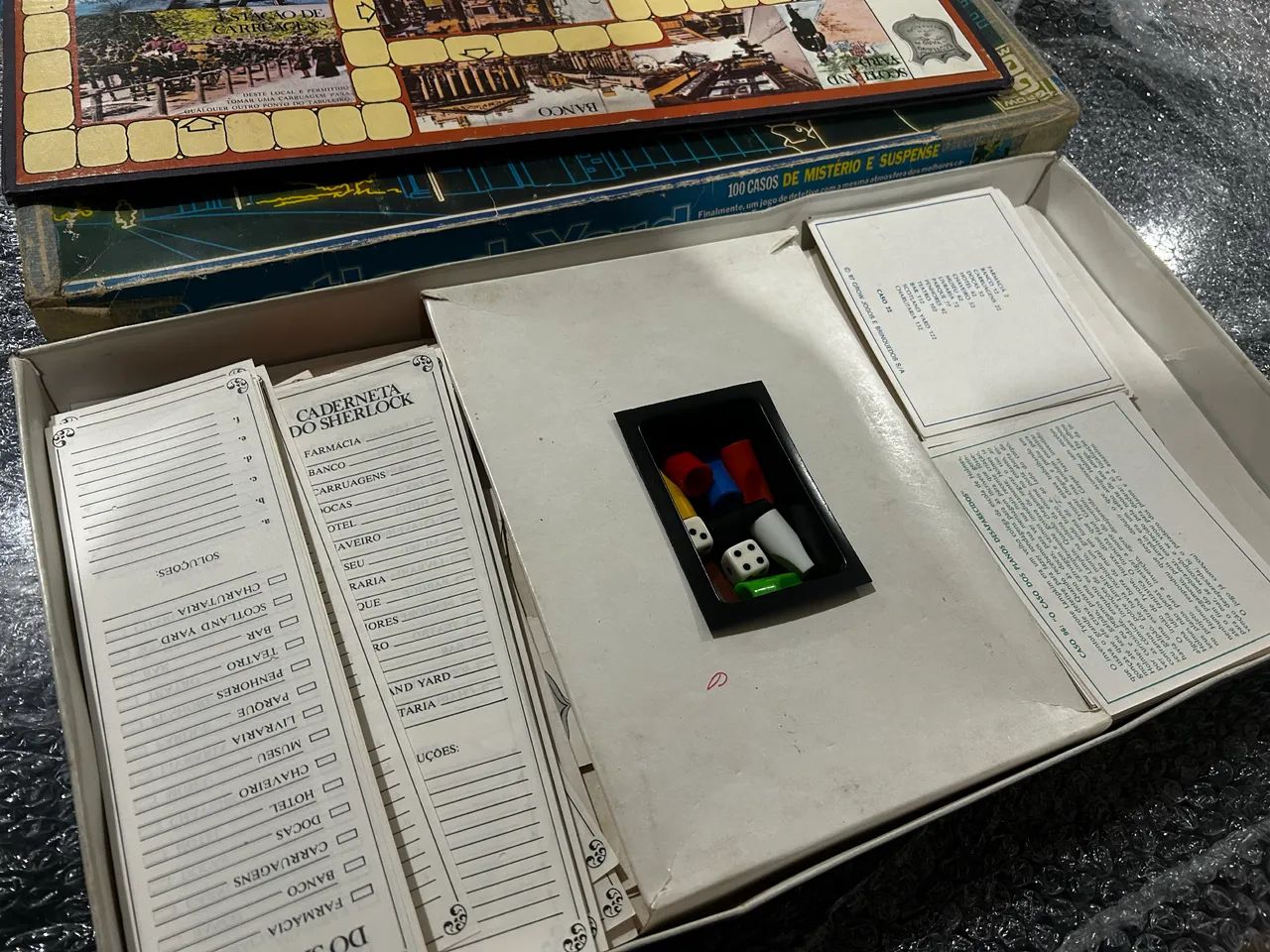 Jogo de tabuleiro Scotland Yard antigo  - Foto 3