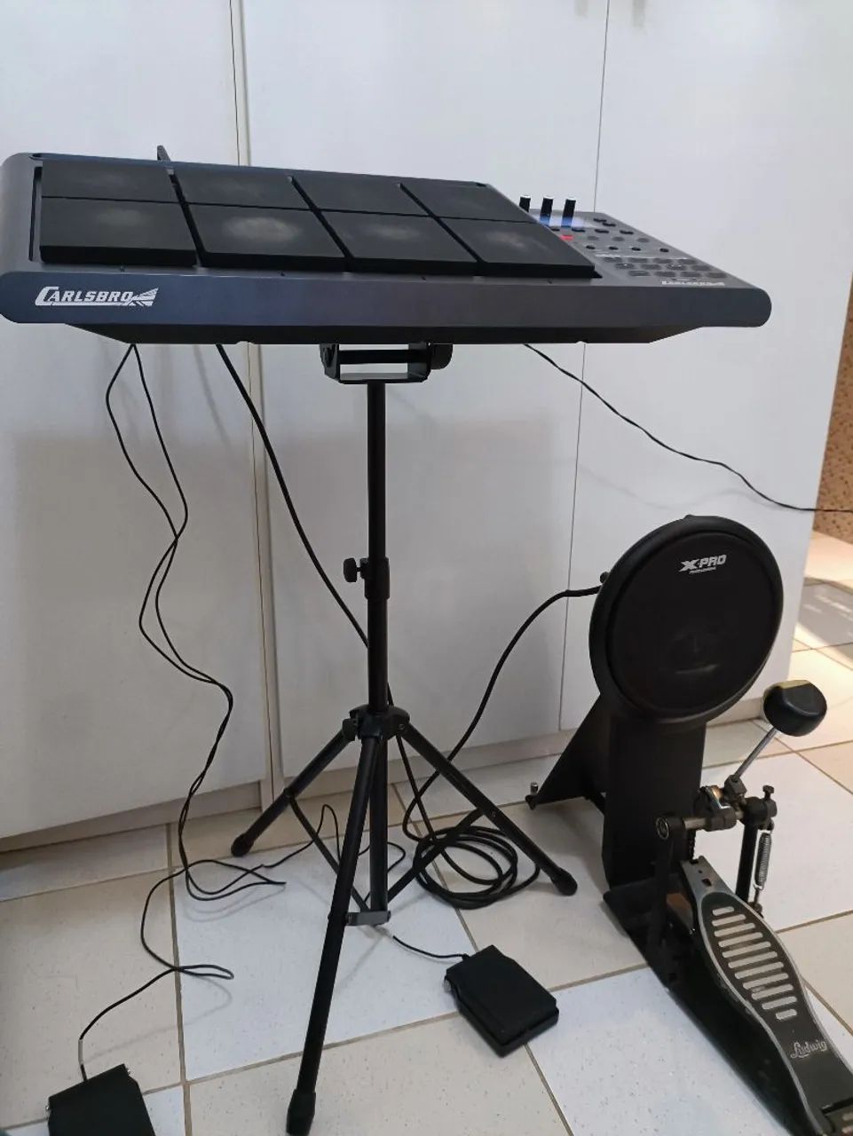 Bateria eletrônica - OCTAPAD + Estante e Bag - Foto 2