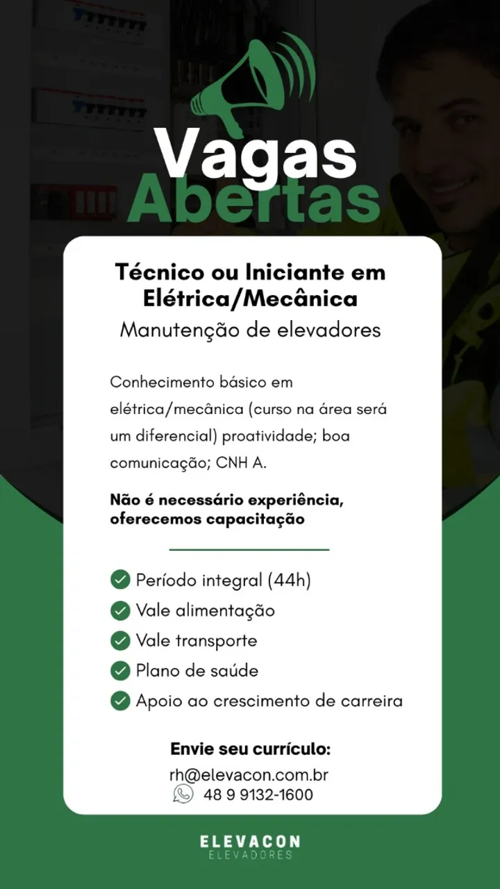 Técnico em elevadores