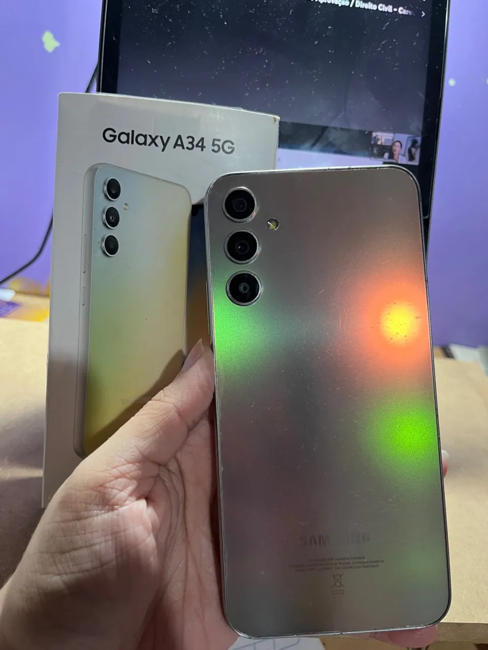 Samsung Galaxy A34 5G 2 chips /cartão de memoria