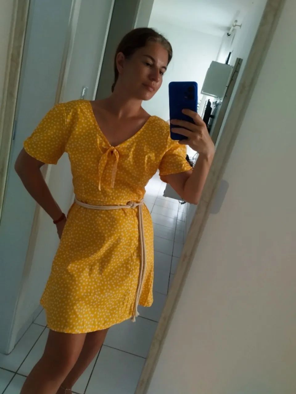 Vestido amarelo G