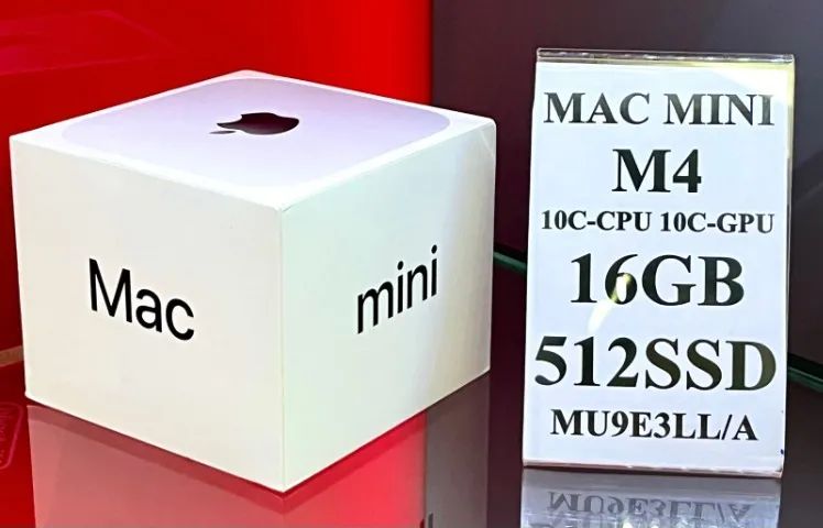 Apple Mac Mini / M4 16GB - 512SSD Silver MU9E3LL/A - Produto Novo com Garantia da Loja