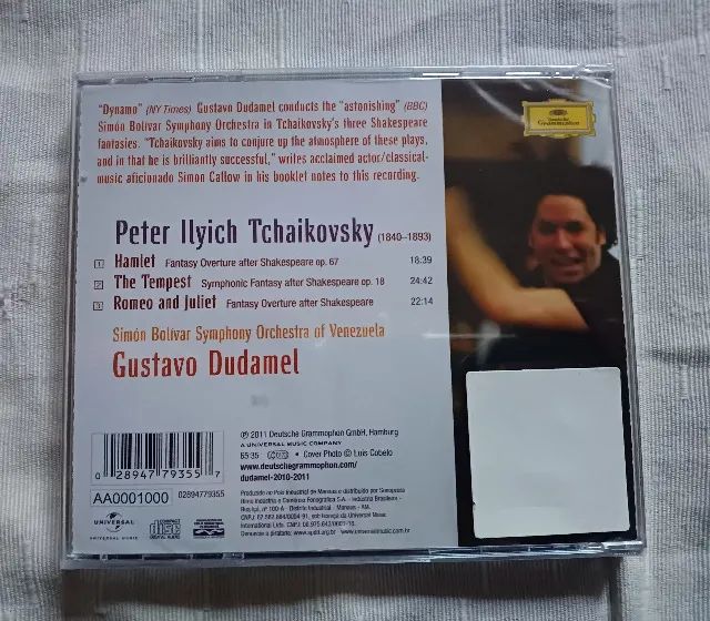Cd Tchaikovsky & Shakespeare - Gustavo Dudamel - Lacrado !!!! - Foto 2