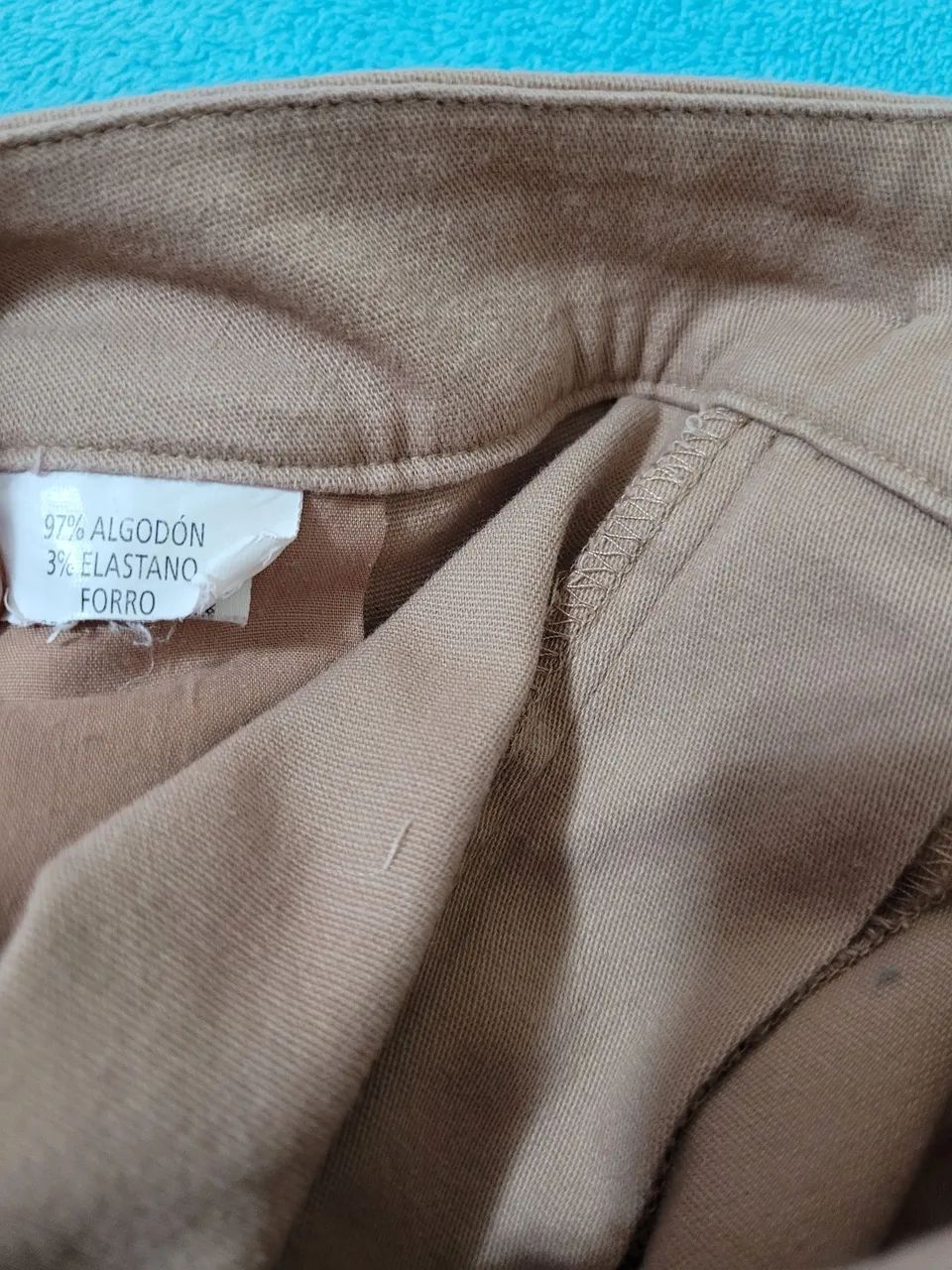 Calça Feminina Bege Elegante - Foto 5