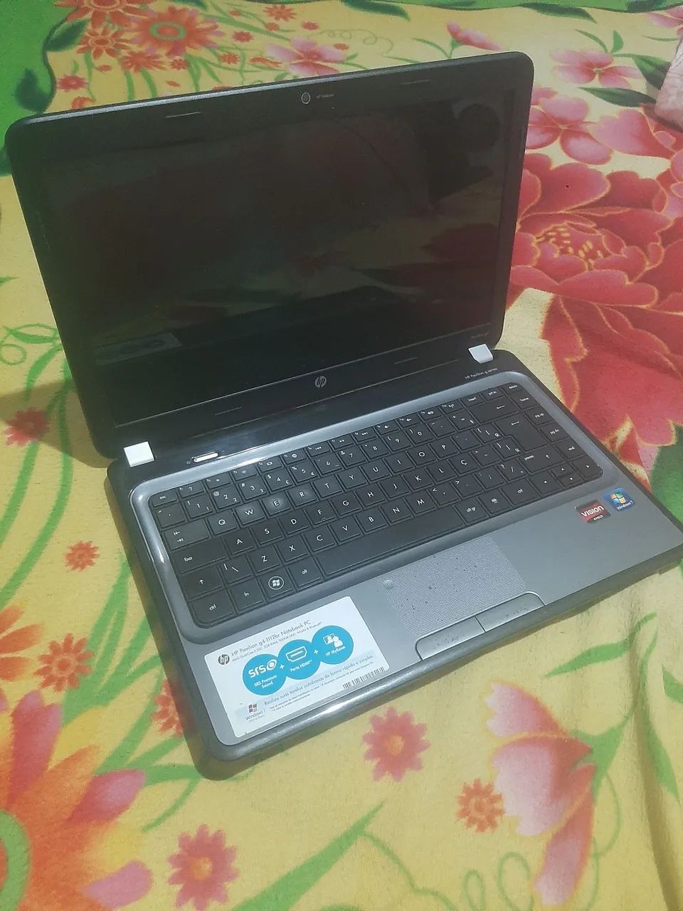 Notebook HP Pavilion g4 leia o anúncio.