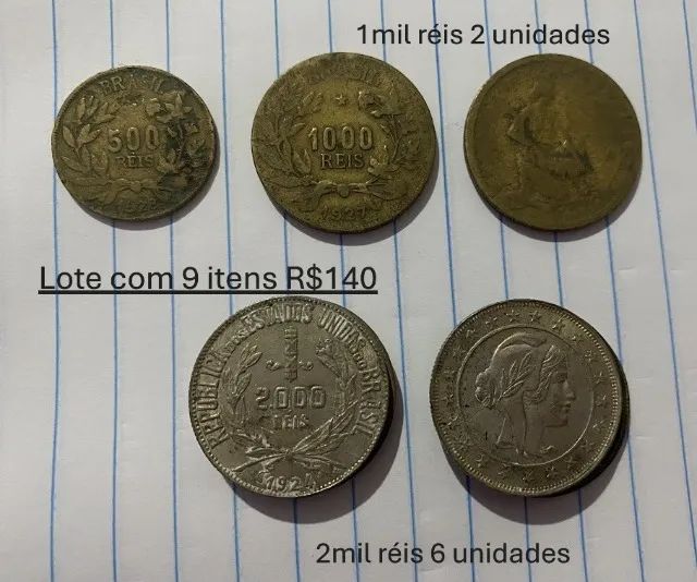 Moedas brasileiras 1901 a 1942 - Foto 3
