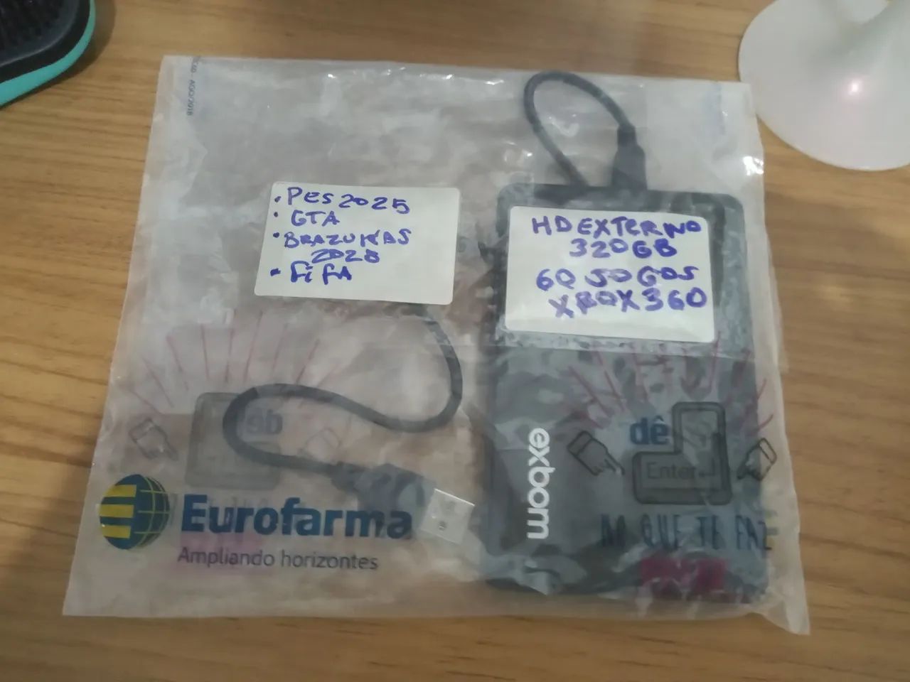 HD EXTERNO 320GB 60 JOGOS XBOX 360 - Foto 2