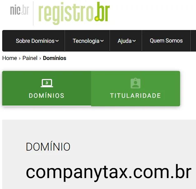 Vendo Domínio Para Empresas De Consultoria Tributária - R$ 13.000,00