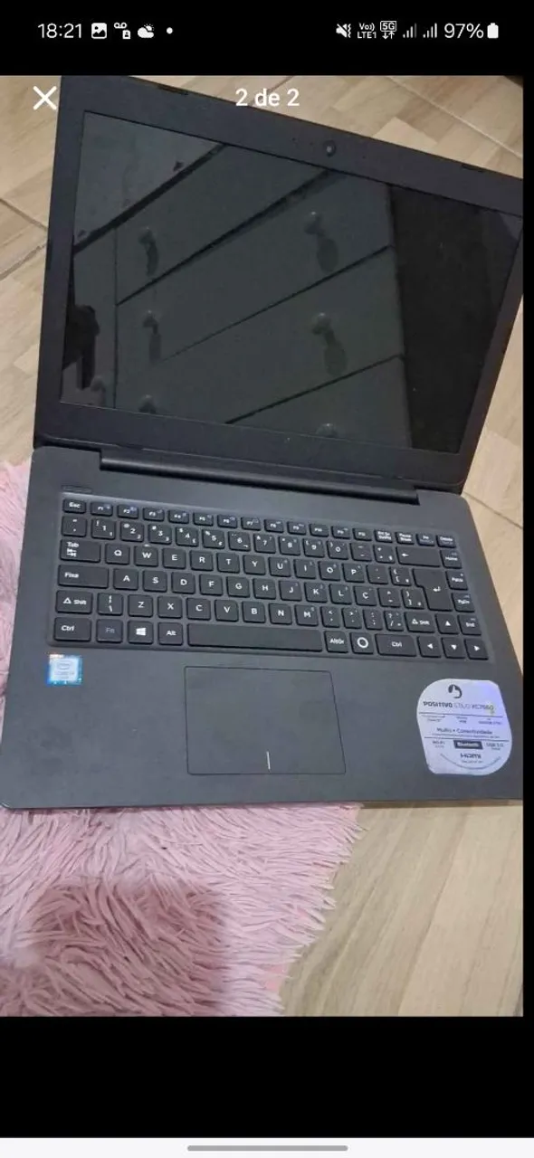 Vendo notebook positivo para sair logo!!
