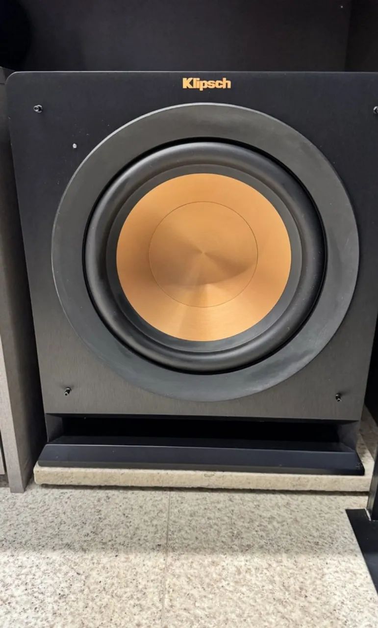Subwoofer ativo Klipsch R 110sw - Foto 5