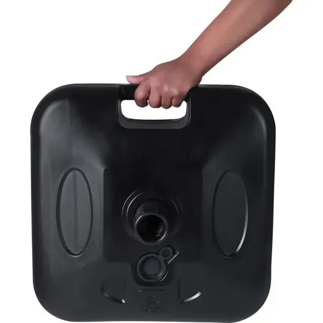 Suporte Base Plástica para Guarda Sol e Ombrelone. Enche com Agua ou Areia.  - Foto 4