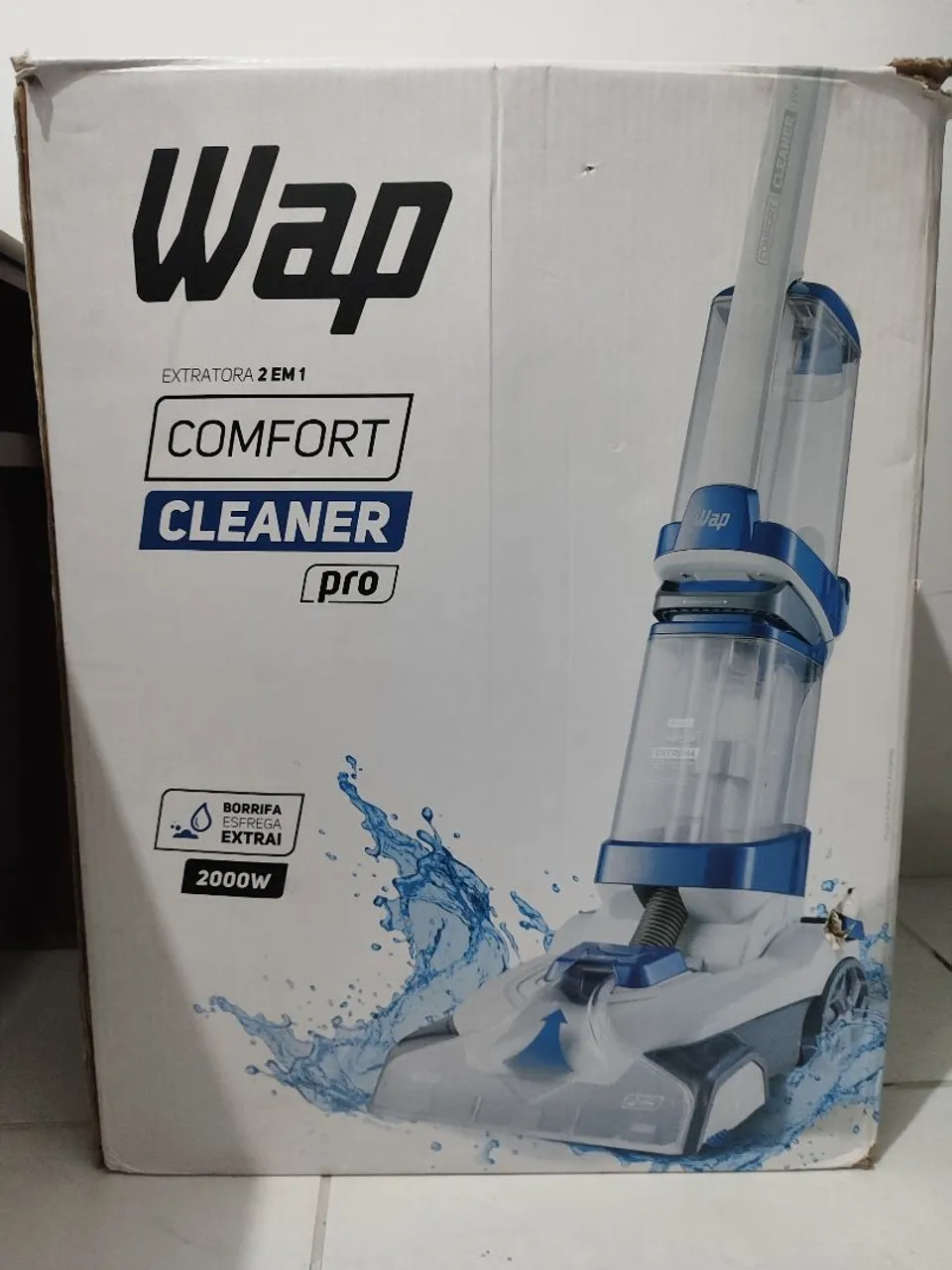 Extratora e Higienizadora Comfort  Cleaner Pro 2em1