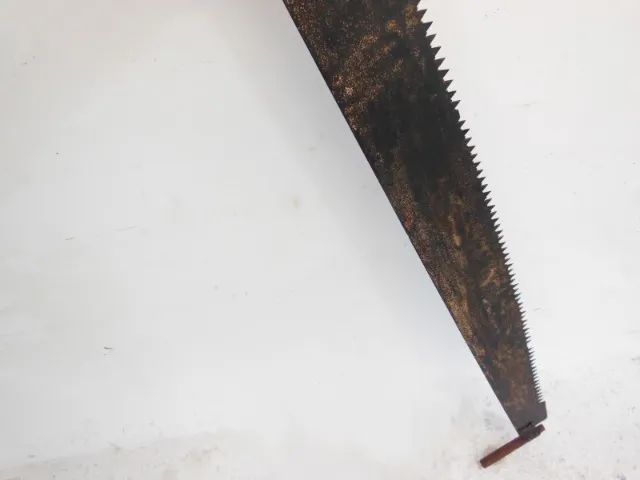 Ferramenta Antiga Serrote Modelo Traçador de Carpinteiro 1,60mt - Foto 3