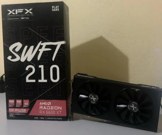 Placa de Vídeo RX 6650 XT XFX Swift