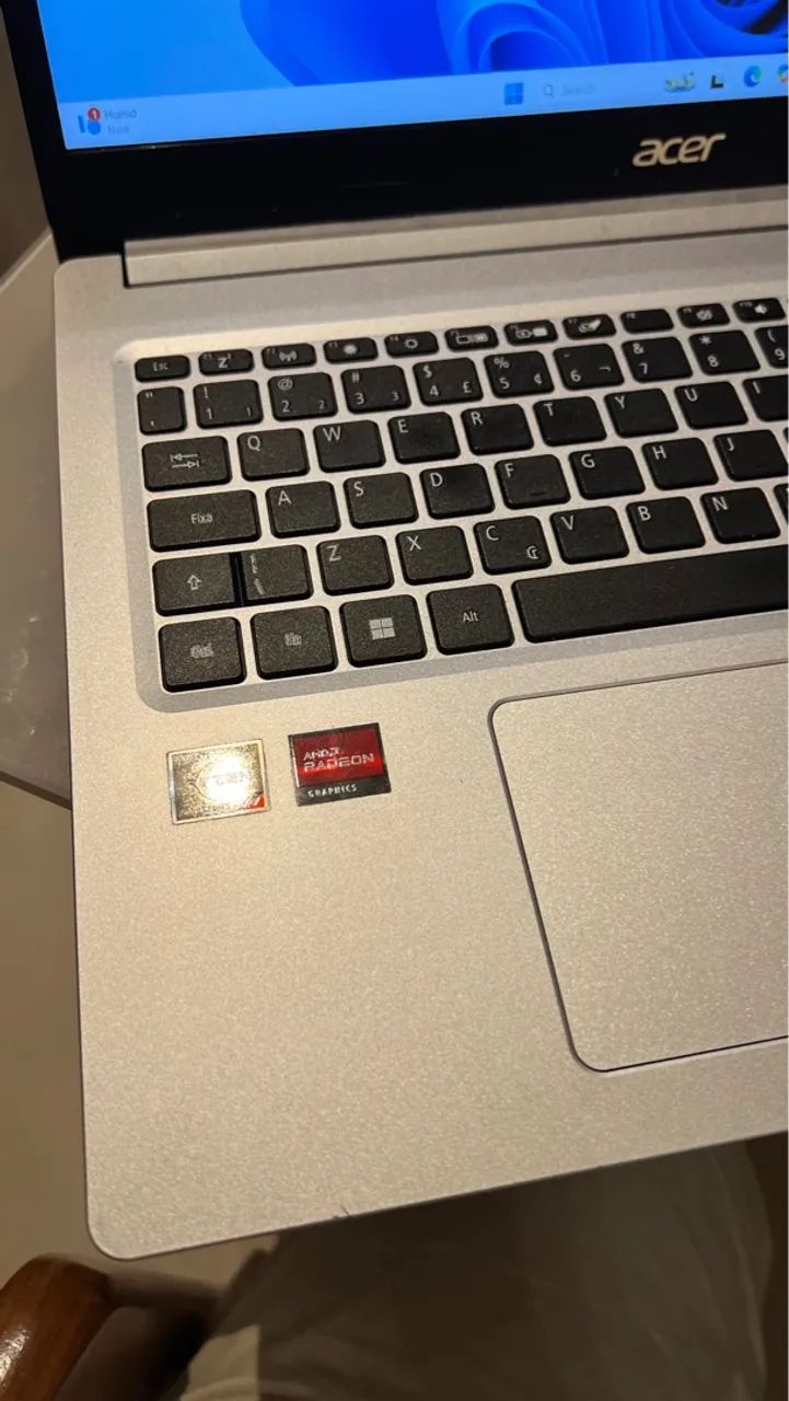 Notebook ACER  RYZEN 7 5700/16G-3200Mhz/ SSD  512G/FULL HD /4G dedicada/GARANTIA-NOTA - Foto 3