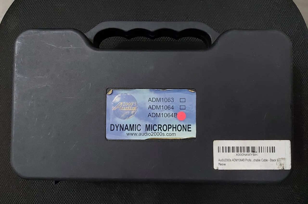 Raro Microfone Audio 2000's ADM1064B U.S.A. Excelente Estado - Foto 5